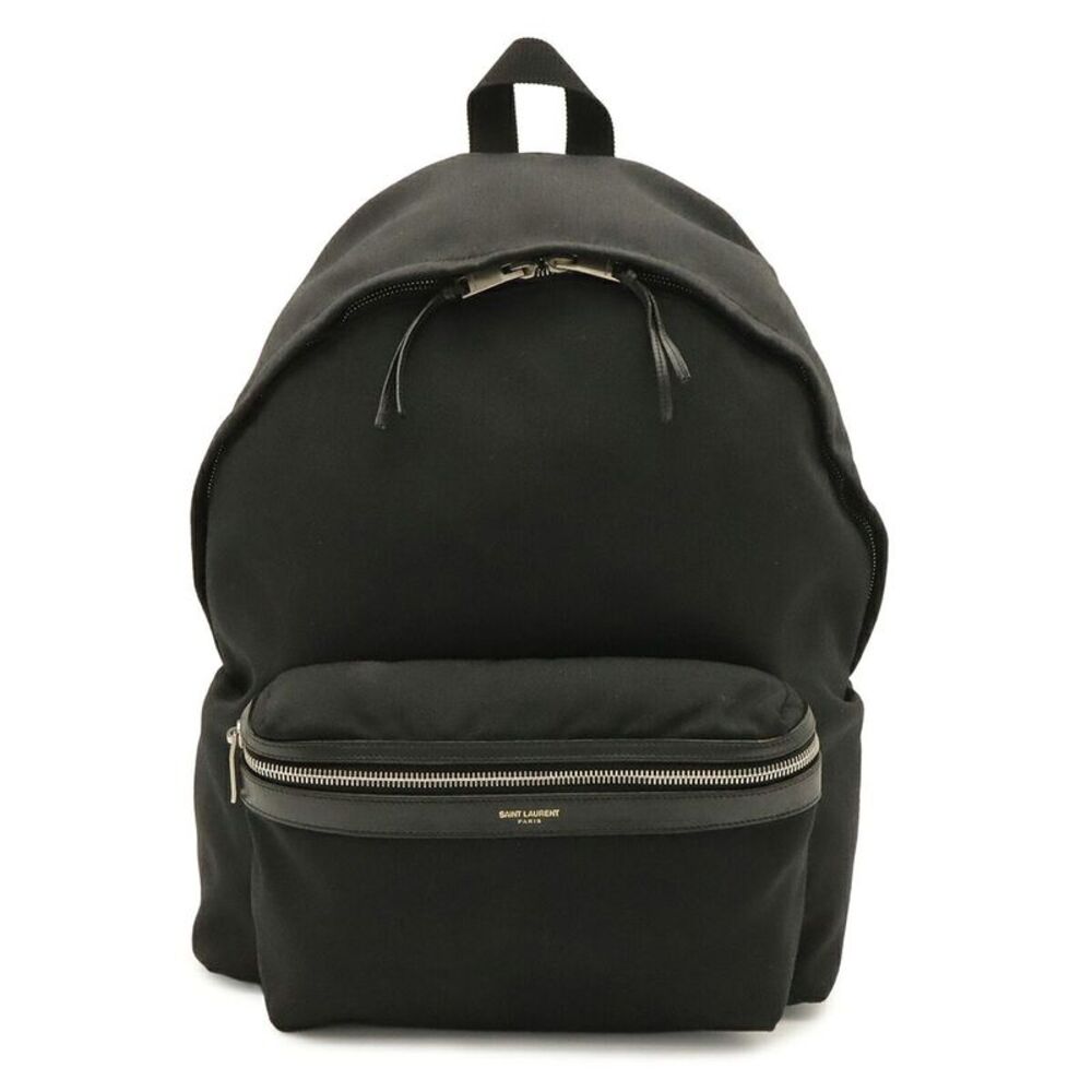 Saint Laurent Canvas Leather Backpack